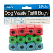 Dog Waste Refill Bags - Assorted, 180 Count