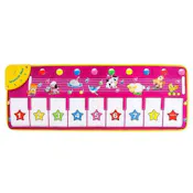 Piano Kekyboard Play Mats, 39.5" - Pink