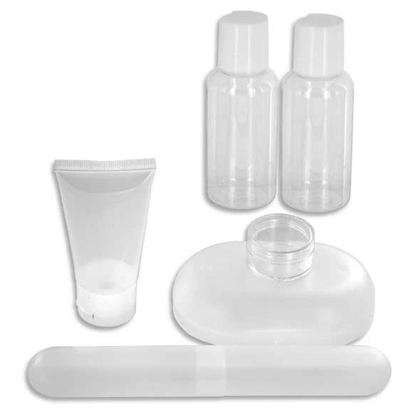 Toiletry Travel Bottle Sets, 6pc