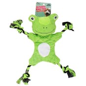 Squeaking Stuffed Animal Head Dog Toy, Assorted