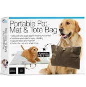 Portable 2-in-1 Folding Pet Mat & Tote Bag