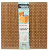 Collapsible Brown Bamboo Storage Baskets
