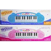 Kid's Musical Keyboards - 8 Prerecorded Songs, 24 Keys, Battery Operated