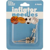 Inflator Needles - Metal, Screw Bottom, 1.5", 5 Pack