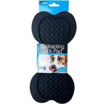 Bone-Shaped Doggy Lick Pad - Suction Back