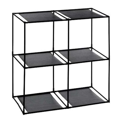 Cube Storage Organizing Shelves - Black