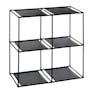 Cube Storage Organizing Shelves - Black (1 of 3)