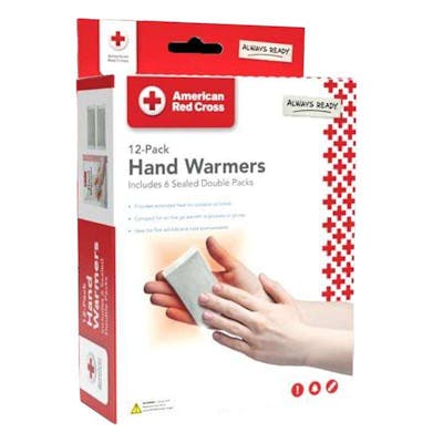 American Red Cross Hand Warmers, 12 Pack Box