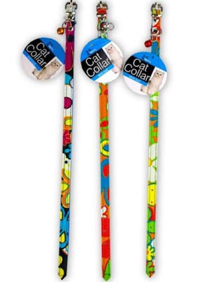 Cat Collar With Bell - Assorted Colors