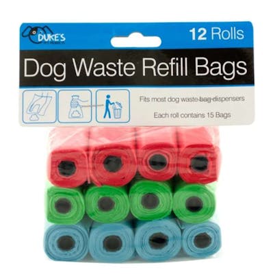 Dog Waste Refill Bags - Assorted, 180 Count