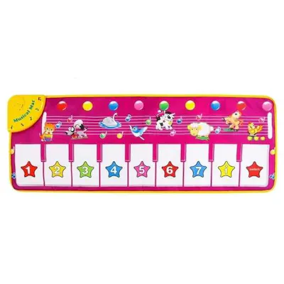 Piano Kekyboard Play Mats, 39.5" - Pink