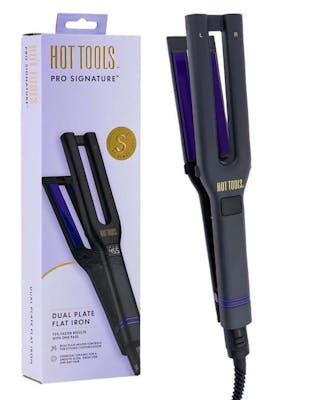 Hot Tools Pro Signature Dual Plate Charcoal Ceramic Flat Iron