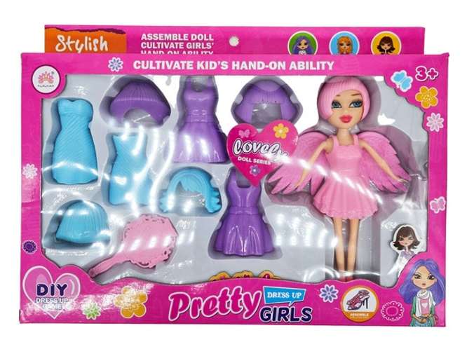 Dress-Up Doll with Accessories, Assorted