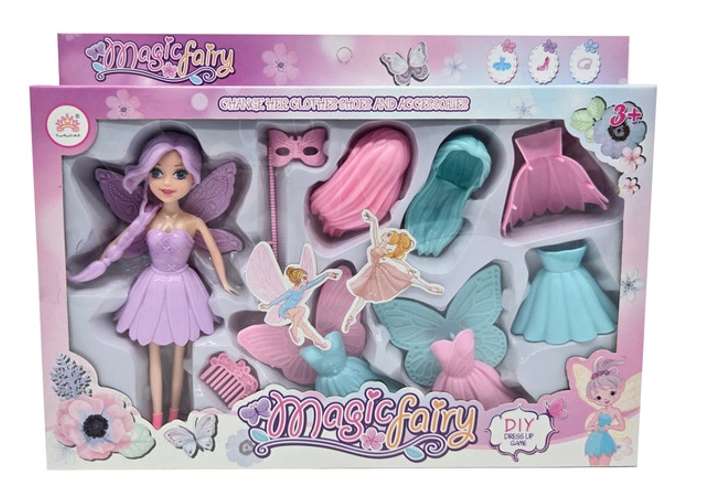 fairy doll dress up Mia Denim Open Back A-Line Mini Dress Small main image 0