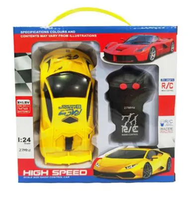 RC Directional Racer Car, Assorted Colors - 1:24 Scale