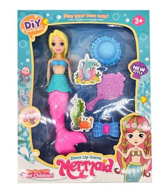 Dress-Up Mermaid Doll, Assorted