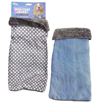 Cozy Reversible Dog Coat Jackets - Assorted