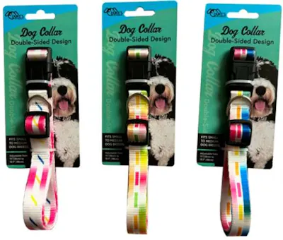 Double-Sided Design Print Dog Collars