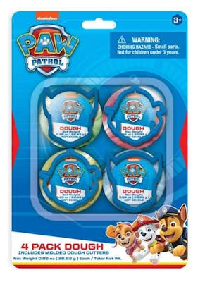 Paw Patrol 4 Pack Dough Sets