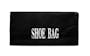 Drawstring Travel Shoe Bags, Black, 16"x12" (2 of 3)