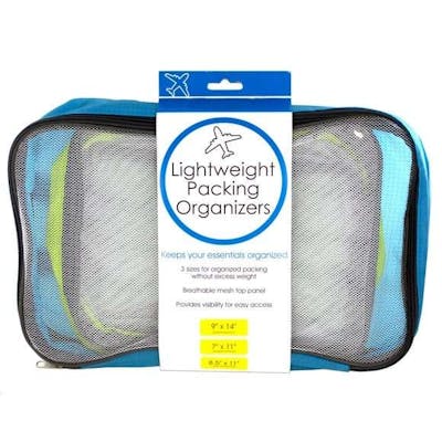 Lightweight Packing Organizer Sets, Assorted, 3pc
