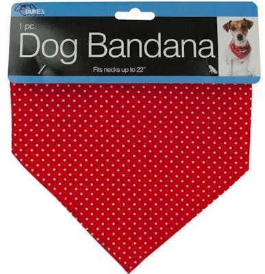 Polka Dot Dog Bandana with Snap Closure, Assorted