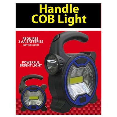 All-Purpose Work COB Lamps with Handle - Black