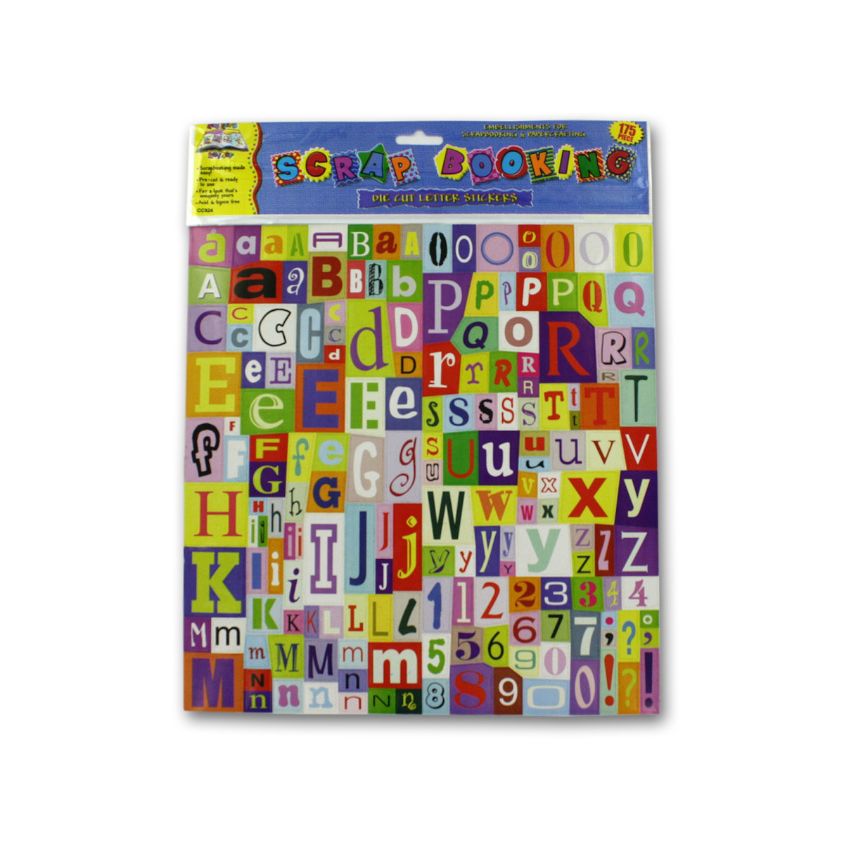 Wholesale Large set DieCut Letter Stickers DollarDays