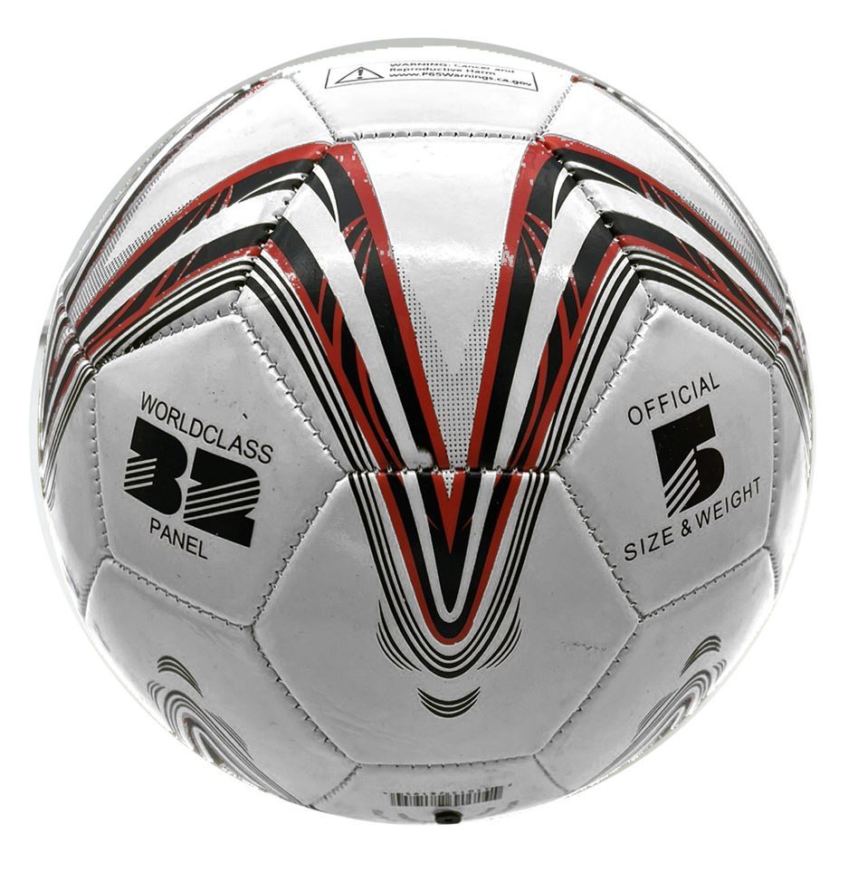 Wholesale Soccer Balls Size 5, Black & Red Star