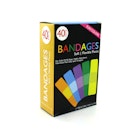 Fun Color Bandages - Plastic, 5 Colors, 40 Pack image number null
