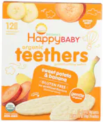 Happy Baby Organic Wafers 6pk - Banana and Sweet Potato