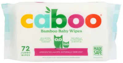 Baby Bamboo Flip Top Wipes, 12 pk