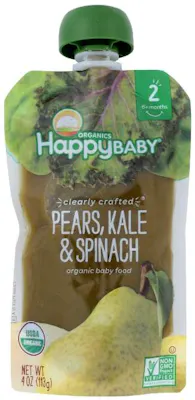 Happy Baby 16pk - Organic Pear Kale Spinach