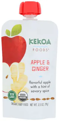 Kekoa Baby Food 6pk - Apple and Ginger