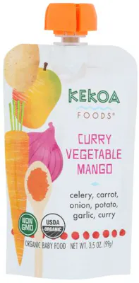 Kekoa Baby Food 6pk - Curry Vegetable Mango