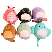 Squishmallows Sealife Clip-On Plush - Assorted, 3.5"