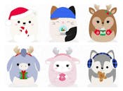 Squishmallows Holiday Plush, 5"
