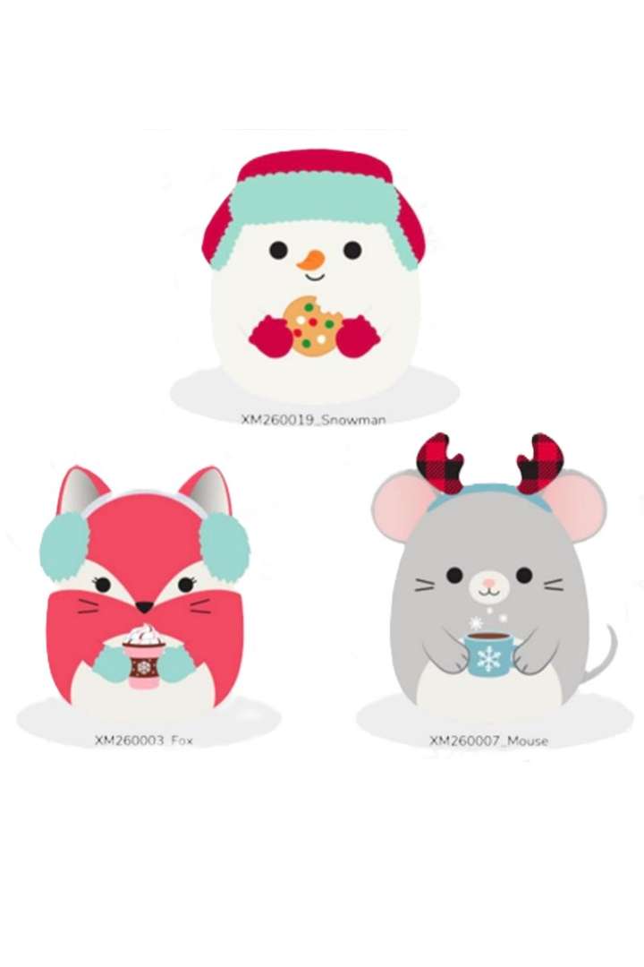 Squishmallows Holiday Plush,  Assorted - 5"