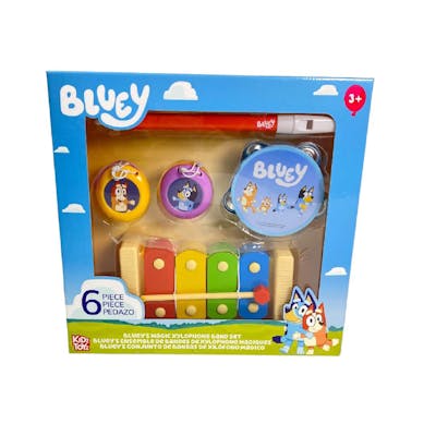 Bluey Magic Xylophone Band Sets - 6 Pieces