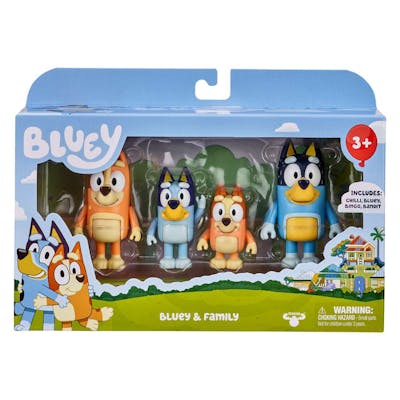 Bluey Figures - 4 Pack