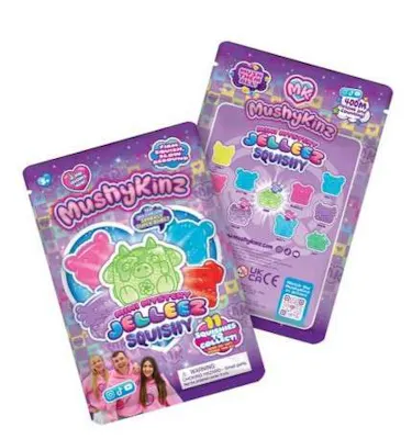 MushyKinz Mini Mystery JELLEEZ Squishy - 3 Pack