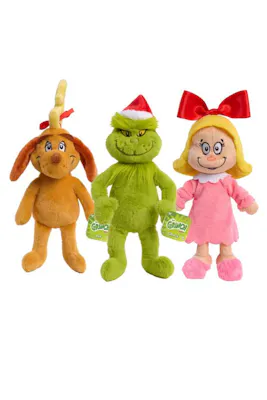 Dr. Seuss Grinch Small Plush , Assorted - 8"