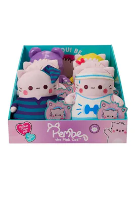 Pembe the Pink Cat, Assorted -7.5"