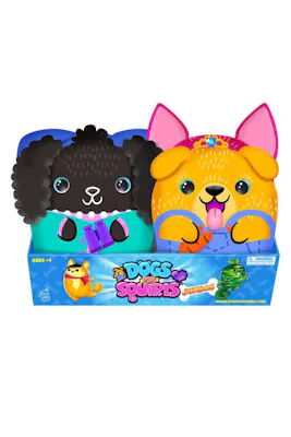 Dogs vs Squirls Jumbo Plush, Assorted - 8"