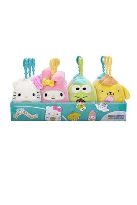 Squishmallows Hello Kitty Clip on Plush, Assorted - 3.5"