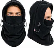 Fleece Head and Neck Cover - Black