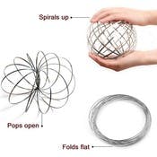 Flow Rings Kinetic Spring Toys - Assorted