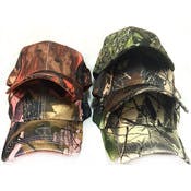 Hardwood Camo Baseball Hats - Assorted