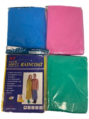 Adult Raincoats - Assorted