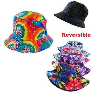 Tie-Dye Bucket Hats - Assorted